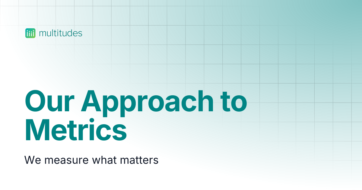 Our Approach to Metrics | Multitudes Help Center